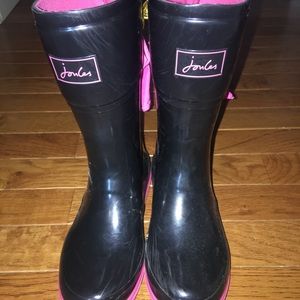 Joules girls rain boots size 1